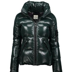 Quilted goose down-filled puffer jacket